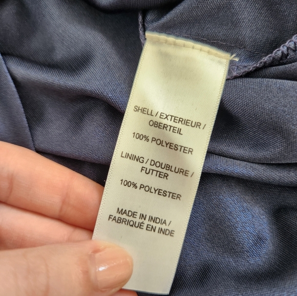 Adrianna Papell Evening Beaded Sequin Mini Dress Navy Size 6 - Picture 6 of 11